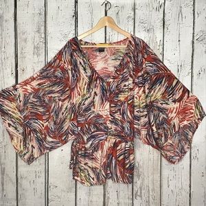 Urban Mango boho oversized butterfly sleeve top